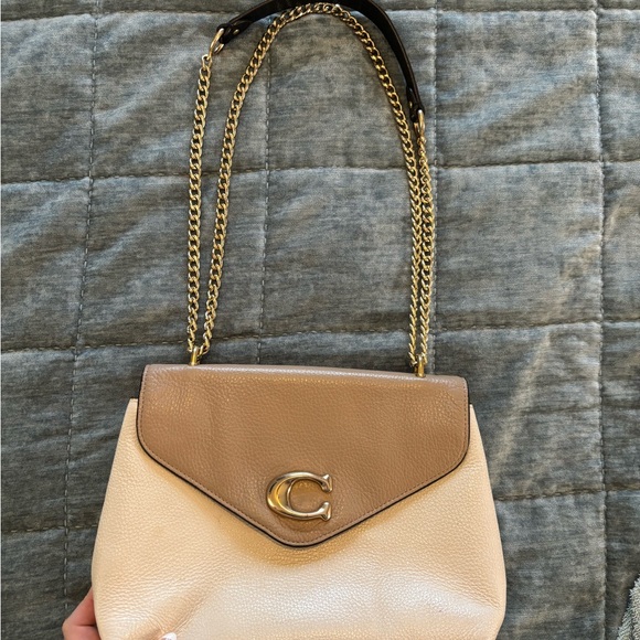 Coach Beige and White Women's Bag - Picture 3 of 7